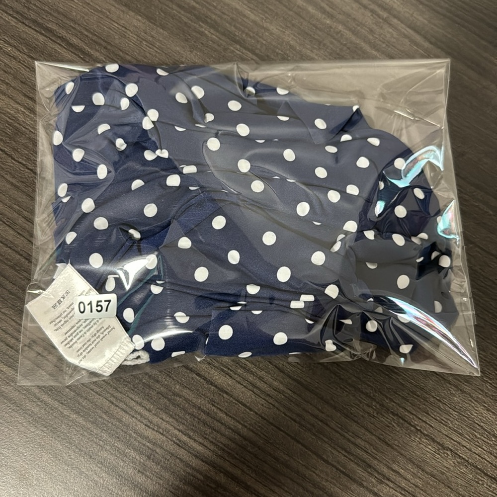 NWOT! Onia Blue Polka Dot One Piece - Picture 7 of 7